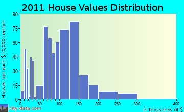 Chetek home values distribution