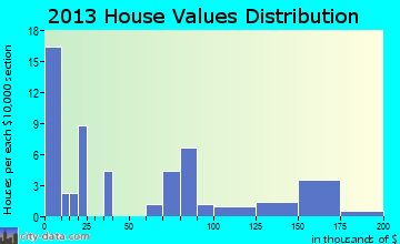 Salt Lick home values distribution