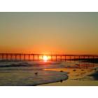 Sunset Beach: Sunset at Sunset Beach, NC, January 2003
