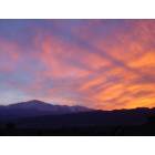 Colorado Springs: Pikes Peak during Sunset
