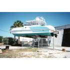 Cape Canaveral: : Privatley built boat being getting ready for launch - Port Canaveral