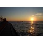 Grand Haven: sunset aug 2003
