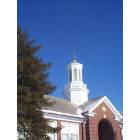 Delaware City: cupola on the community center, formally Delaware City School