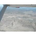 Ash Fork: Aerial shot of town looking west.