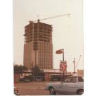 McAllen: : Picture of the old McAllen State Bank while under construction. Taken from the northeast corner of Bussiness 83 & 10th St.