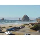 Cannon Beach: public beach