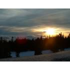 Hillsboro: The sunset above the clouds at Mt. Hood's Timberline Lodge