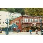 Juneau and: street scene in Juneau, Alaska
