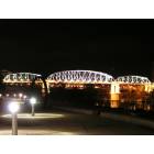 Nashville-Davidson: : The Shelby Street Pedestrian Bridge from the Titans Stadium