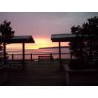 Blaine: Sunset at the pier, Blaine, WA