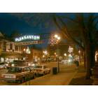 Pleasanton: downtown Pleasanton in December