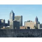 Atlanta: : skyline from an overpass