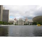 Albany: Reflecting Pool and the Capital