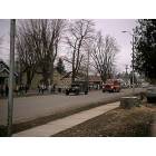 Medford: : 1 Picture of The 724th Engineer Battalion Leaving Town on 03/18/2003 when "Called To Duty" (Taken Along STH 64 Otherwise Known as East Broadway) (Emergency Vehicles Had To Leave The Parade To Go To A Fire East Of Town)(Sorry, No Return Pictures...Had To Work That Day)
