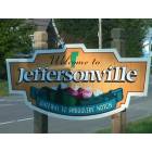 Jeffersonville: The sign leading into Jeffersonville Vermont