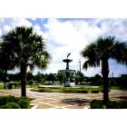 Waycross: The radiant Plant Park facing the Altantic Coast Federal building