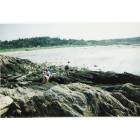 Phippsburg: A west by southwest to west by northwest panoramic view including Hermit's Island Campground