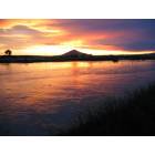 Las Cruces: Rio Grande at Sunset