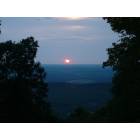 Mentone: Sunset from Lookout Mountain, Mentone AL