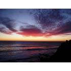 Pismo Beach cliffs Sunset