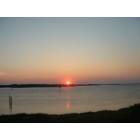 Yulee: The sun sets across the Amelia River, Yulee/Fernandina Beach FL