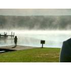Rushford: Foggy Rushford Lake