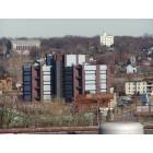 Youngstown: Nice View of the jail (purple) and Stambaugh Auditorium which sits top left.