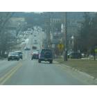 Lake Geneva: Main street heading west, - into the city