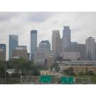 Minneapolis: : Downtown Minneapolis going West on I-94