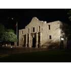 San Antonio: The Alamo at night