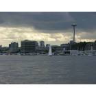 Seattle: : Lake Union with the Space Needle in the background