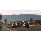 Hesperia: Morning Rush Hour - commuters heading to the freeway on the west side of town