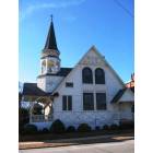 Americus: : Presbyterian Church, downtown Americus