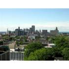 Buffalo: : Beautiful View of Downtown and the Allentown Neighborhood with Lake Erie in the background