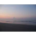 Isle of Palms: A look at the ocean, and clouds before sunrise, Isle of Palms