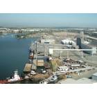 Sacramento: Sacramento harbor from a model airplane