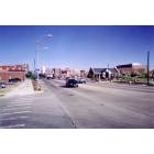 Fort Smith: : Looking at Garrison Avenue from the bridge that crosses the Arkansas River to enter Oklahoma