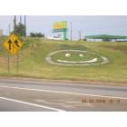 Powderville: Smiley Face - Interstate 85 at exit 40