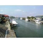 Mount Pleasant: Shem Creek located in the Old Village section of Mt. Pleasant..