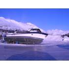 Valdez: High Winds on drydock knocked this vessel over its keel.