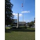 Blakely: Confederate Monument and Flagpole