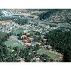 Weed: Aerial Photo of College and Downtown