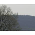 Reading: : Picture of the fire tower on Mt. Penn that overlooks the city of Reading, taken from nearby Muhlenberg Township