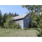 Guide Rock: Old School building near Guide Rock - Nebraska