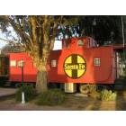 Homeland: Caboose at the corner of Hwy 74 and Palomar Rd