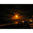 Beverly Beach: Night shuttle launch seen from Beverly Beach