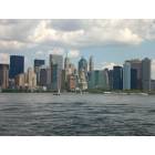 New York: : Downtown From Liberty Island Ferry