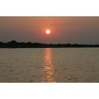 Del Rio: Sunset at Lake Amistad