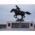 Julesburg: Pony Express Monument at Welcome Center-Julesburg, CO