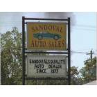 Sandoval: Sandoval Auto Sales (sign)